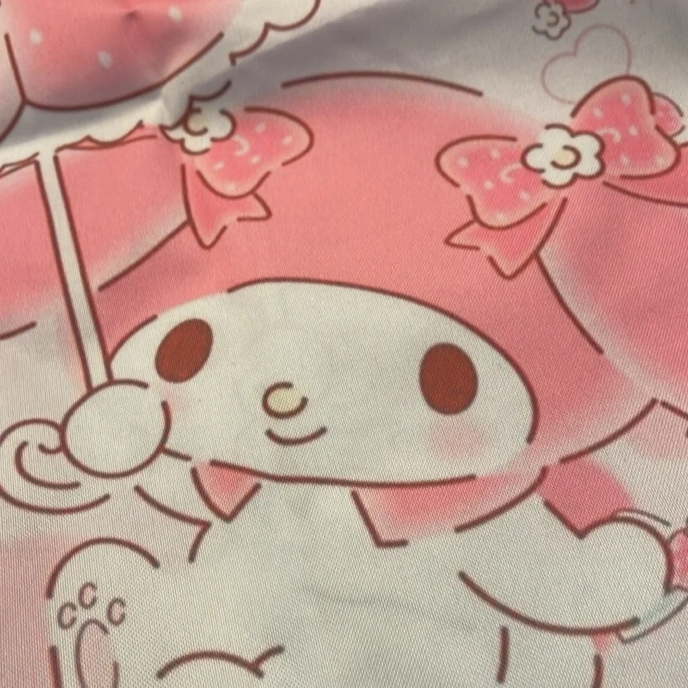 Cute Pink My Melody Drawstring Bag with Character Design new hello Kitty
